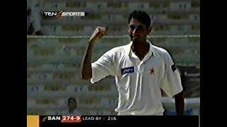 Shabir Ahmad 5 for 48 vs Bangladesh 1st test @ Karachi 2003