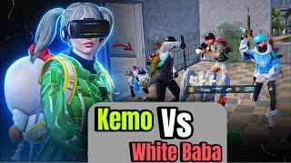 Kemo Vs White Baba Gaming | BGMI Panic Situation | BGMI Best Sensitivity Code