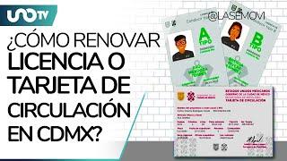 ¿Se te venció la tarjeta de circulación o la licencia? Ve costos y requisitos para renovarlas