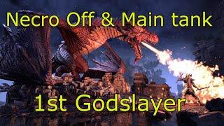 ESO - Necro Off Tank 1st Godslayer - Raid lead PoV