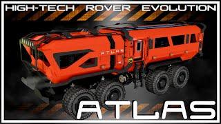 [SPACE ENGINEERS] Your new favorite rover is here! - ATLAS mk2