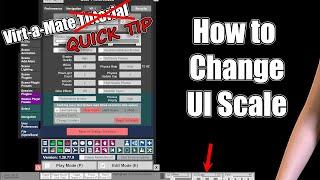 Virt-a-Mate Quick Tip - UI Scale (2021)