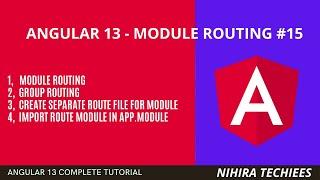 module routing in angular 13  (module routing + group routing ) || angular 13 tutorial #18