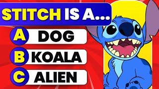 LILO & STITCH QUIZ  Guess The Character Guess the VOICE  Disney Lilo & Stitch Quiz 