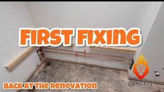 Renovation bathroom first fix #plumber #plumbing