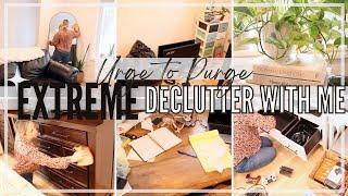 NEW! 2024 URGE TO PURGE: EXTREME DECLUTTER + CLEAN WITH ME | decluttering my whole house motivation