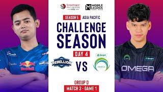 RBL vs OMG | SPS Mobile Challenge Season | MLBB | Season 5 Day 4 | Group D Match 4 Game 1