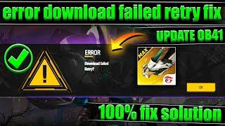 free fire max error download failed retry problem | free fire error download failed retry problem ff