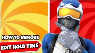 How to remove edit hold time delay (HUGE Difference)