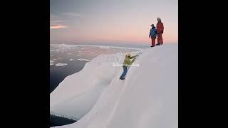 Climbing an iceberg in Greenland️