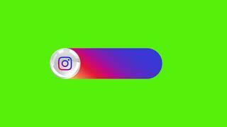 Instagram lower third new design 2022 green screen