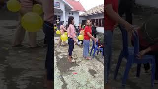 viral Lomba pecah balon ibu"lucu bikin ketawa sampai sakit perut