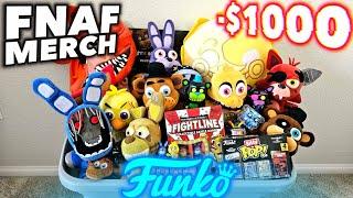 I Spent $1,000 on FNaF Merch | FNAF FUNKO MERCH MYSTERY BOX UNBOXING