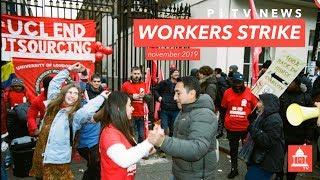 PiTV News: workers strike against UCL outsourcing