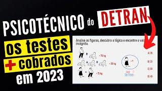 PSICOTECNICO DETRAN 2023 – Testes de atenção - Exames psicológicos - Avaliação Psicológica Detran