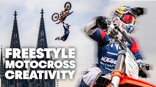 Unglaubliche World´s First Freestyle Motocross Tricks mit Luc Ackermann