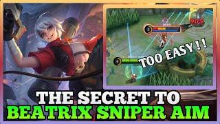 How Can they Aim Beatrix Sniper Easily | MLBB
