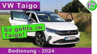 Bedienung im VW Taigo 2024