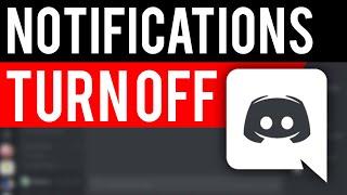 How To Turn OFF Discord Notifications 2020