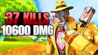 Pathfinder 37 Kills and 10,600 Damage Gameplay Wins - Apex Legends (No Commentary)
