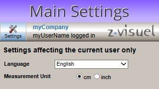 2: Main settings