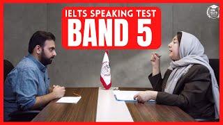 IELTS speaking test band score 5