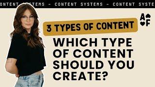 The 3 Types of Content: Which should you create as a small business owner?