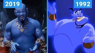 Aladdin 2019 vs 1992 Teaser Trailer Comparison