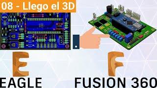 08 Como exportar tu PCB en 3D de EAGLE a FUSION 360