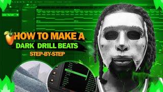 How to make DARK Vocal Drill Beats Like Ghosty  FL Studio Drill Tutorial 2022