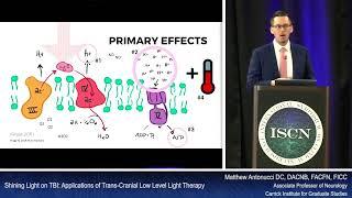 The Science Behind Transcranial Photobiomodulation (Cold Laser): Dr. Antonucci @ ISCN 2018