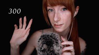 ASMR ️ Countdown from 300 with Fluffy Mic Scratching for DEEP SLEEP