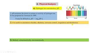 Water Analysis parameter -1) Introduction, Ph and Conductance of water in marathi