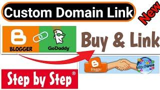 How to connect custom domain to blogger with GoDaddy 2022 | Blogger Custom Domain Godaddy