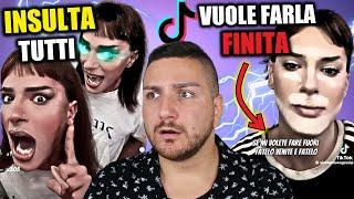 CARA VUOLE FARLA FINITA: LASCIA TIKTOK e URLA CONTRO REGINA in LIVE !!! - TG TOK 402