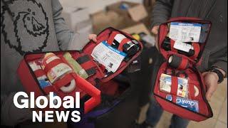 Distributing humanitarian aid, specialized equipment in Ukraine