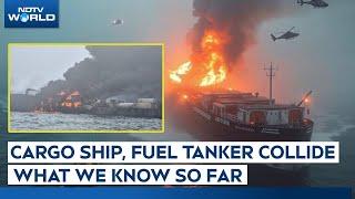 North Sea Collision | US Military Fuel Tanker Collides With Cargo Ship, What We Know So Far