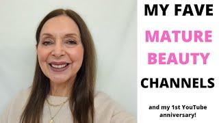 My First Year on YouTube and My Fav Over 50 Beauty YouTubers!