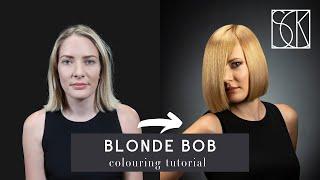 BLONDE BOB HAIR COLOUR by SCK