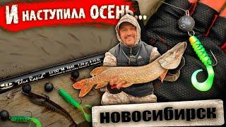 "КАК Я УГОВАРИВАЛ КЛЕВАТЬ ВРЕДНУЮ, ОСЕННЮЮ ЩУКУ... РЫБАЛКА НА ДЖИГ В НОВОСИБИРСКЕ".