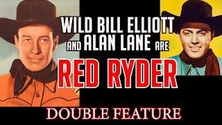 Western Movie Double Feature! Wild Bill Elliott & Allan Lane as Red Ryder! Plus James Best! WOW!