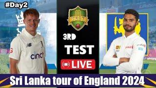 SRILANKA V/S ENGLAND | 2nd TEST| Live Score & Commentary | Oval | Cric Raj | SL VS ENG