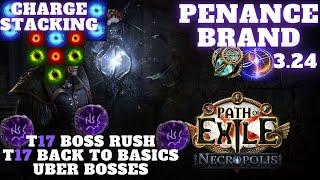 Penance Brand Inquis 3.24 T17 Boss Rush/Back To Basics/Uber bosses Showcase , Poe Necropolis