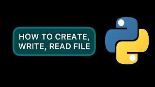 How to create, write and read file in Python #Shorts