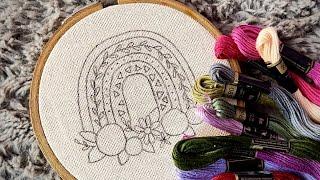 Basic Embroidery Tutorial || 12 Embroidery Stitches || Embroidery Video || Embroider for Beginners