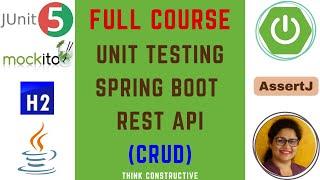 Master Unit Testing Java Spring Boot REST API Application in One Shot | Full Course