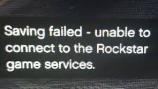 GTA V - Saving failed - unable to connect to the Rockstar game services. Easy Fix