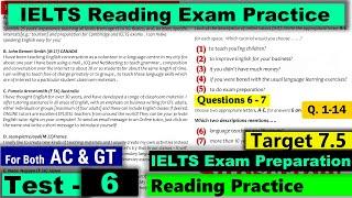 IELTS Reading Practice Test 2023 with Answers [Real Exam - 6 ]