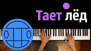 ГРИБЫ - ТАЕТ ЛЁД ● караоке | PIANO_KARAOKE ● ᴴᴰ + НОТЫ