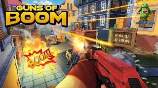 GUNS OF BOOM GAMEPLAY - ( iOS / Android )